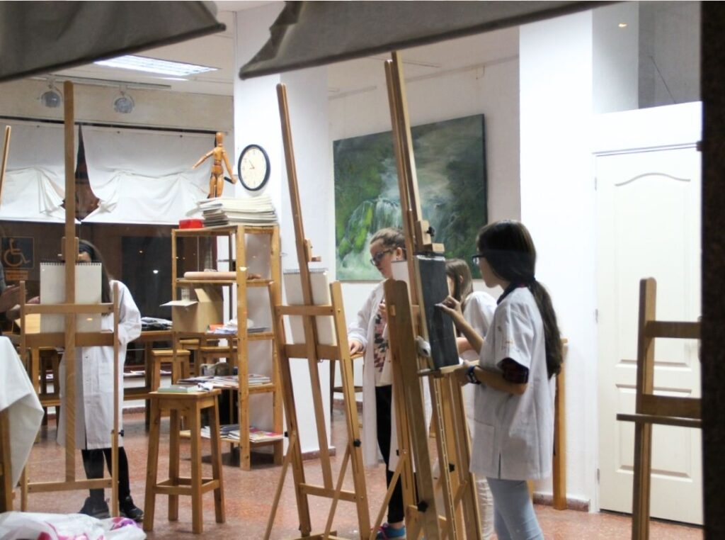 Obra de Escultura del taller E-Velayos