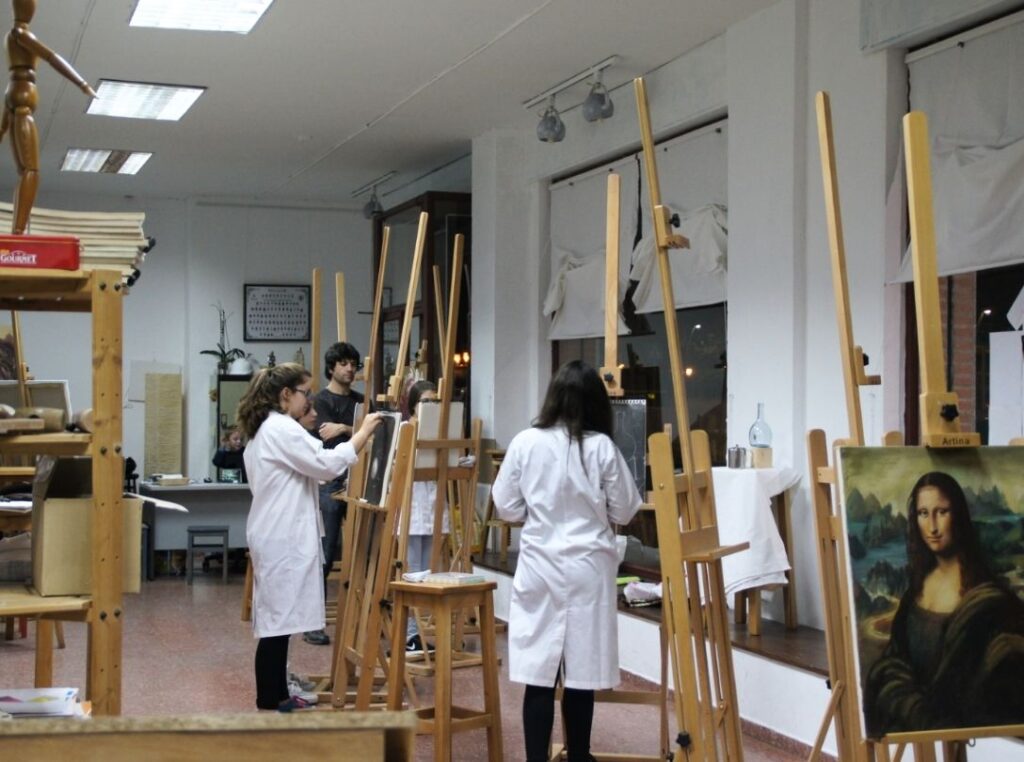 Obra de Dibujo del taller E-Velayos